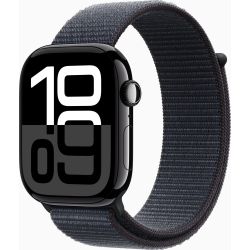 Watch Series 10 Cellular 46mm Smartwatch diamantschwarz (MWY53QF/A)