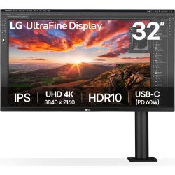 UltraFine 32UN880K-B Monitor schwarz mit Tischhalterung (32UN880K-B)