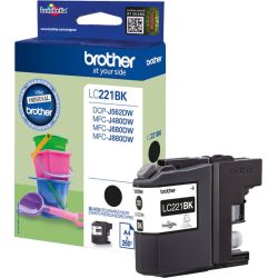 Brother LC-221BK Tintenpatrone schwarz (LC221BK)