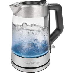 PC-WKS 1190 G Glas-Wasserkocher edelstahl/schwarz (501190)