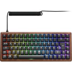 Skiller SGK50 S3 Wood PBT Tastatur holz/schwarz (4044951042708)