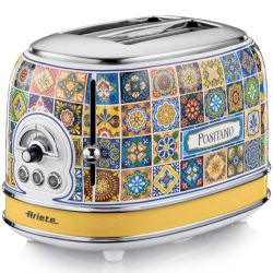 Ariete 155/1P Vintage Toaster Positano Design (0155PO)