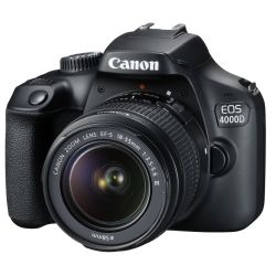 Canon EOS 4000D Digitalkamera schwarz + Objektiv 18-55 (3011C003)