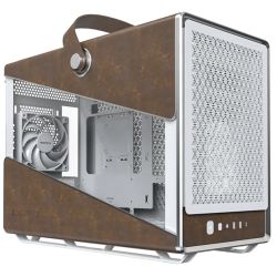 Montech Heritage Pro Gehäuse weiß/braun mit Sichtfenster (Heritage PRO (W))