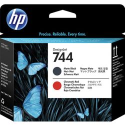 HP Druckkopf Nr.744 matte black/red (F9J88A)