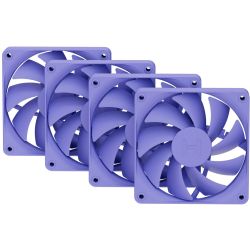 HYTE FA12 120mm Lüfter violett 4er-Pack (FAN-HYTE-FA12-TM-4)