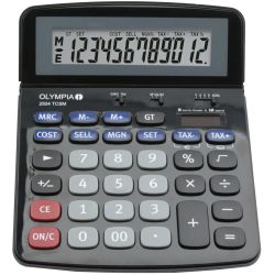 Olympia 2504 TCSM Tischrechner schwarz (40184)