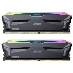 Lexar ARES RGB Black 32GB DDR5-6800 Speichermodul Kit (LD5U16G68C34LA-RGD)