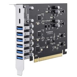 Inateck 8-port USB 3.1-Controllerkarte PCIe 2.0 x16 (KU8212_BLACK)