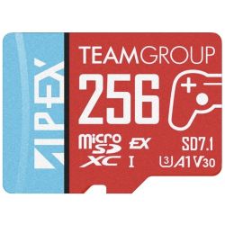 TeamGroup APEX SD7.1 microSDXC Express 256GB Speicherkarte (TAPMSDE256GIV30A102)