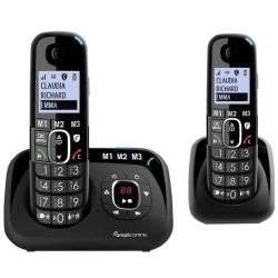 Amplicomms BigTel 1582 Schnurlostelefon schwarz (ATL1423358)