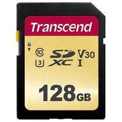 500S R95/W60 SDXC 128GB Speicherkarte UHS-I U3 (TS128GSDC500S)