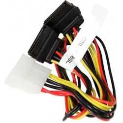 Y-Stromkabel, 30cm, 1x Molex / 2x SATA (CBL-0289L)