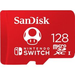 SanDisk Nintendo Switch microSDXC V2 128GB Speicherkarte (SDSQXAO-128G-GNCZN)
