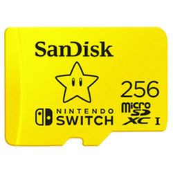 Nintendo Switch microSDXC V2 256GB Speicherkarte (SDSQXAO-256G-GNCZN)