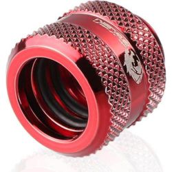 Bykski Rigid Fitting V2 1/4 Zoll auf 12mm rot (B-HTJV2-L12 red)
