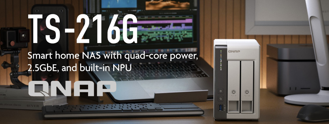 QNAP TS-216G NAS Banner